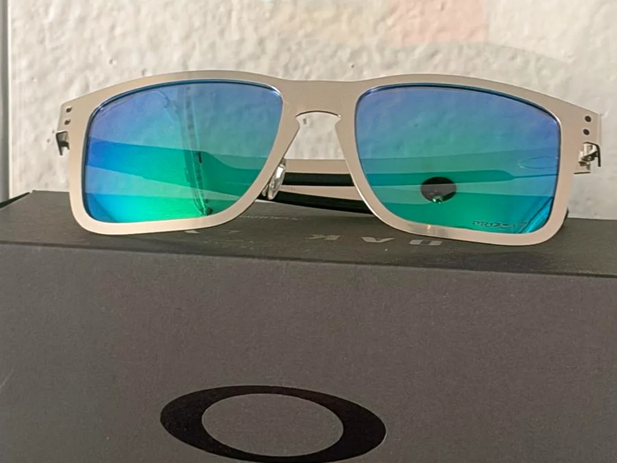 Oakley shelf in the JCSunglasses display case