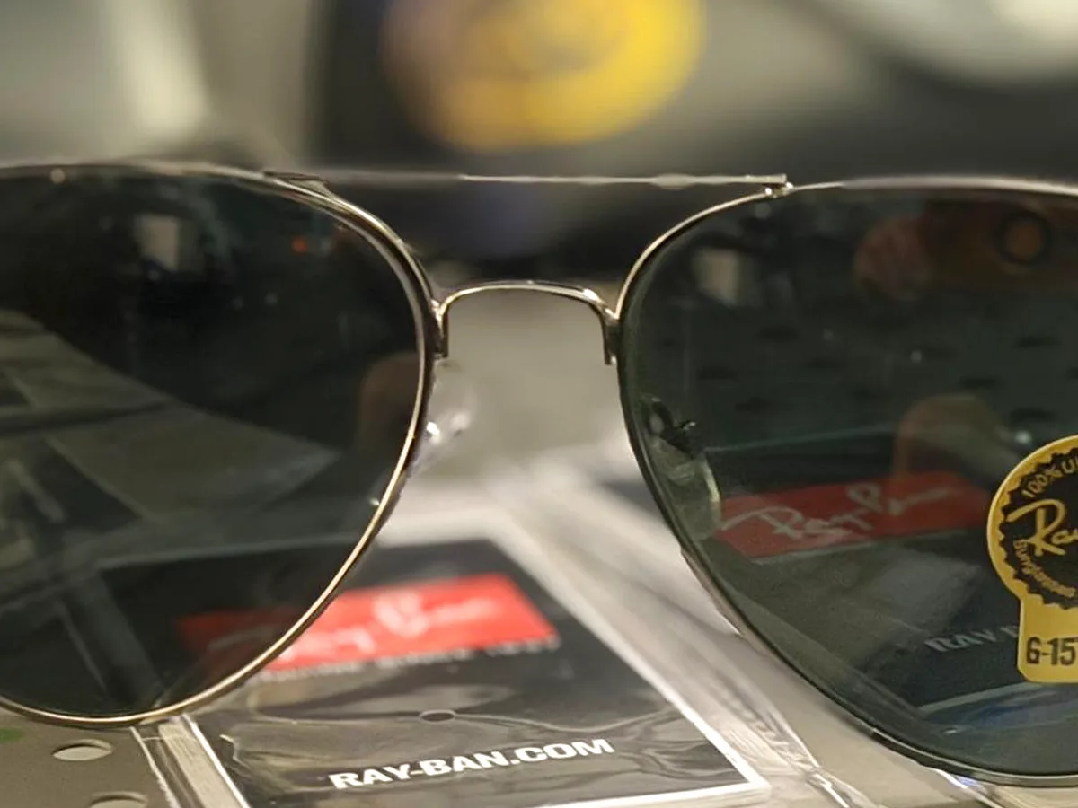 Ray-Ban gunmetal aviator