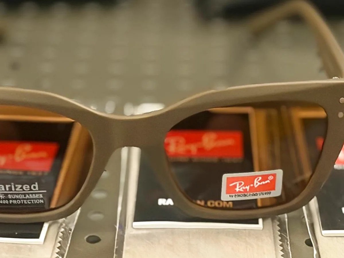 Ray-Ban brown cat-eye frame, polarized